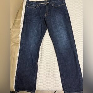 Lucky Brand Men's Dark Blue Straight Jeans